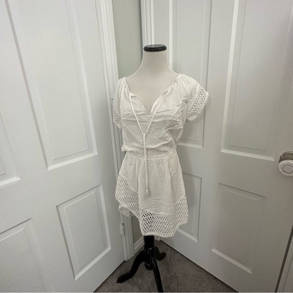 NEW Victoria Secret Cover-Up WHITE for bikini one piece swimsuit coverup Small - Picture 6 of 6